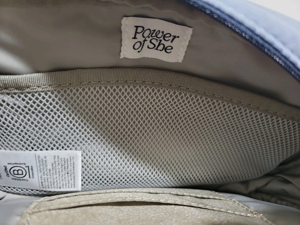 NWT Athleta All About Tipping Large Belt Bag Light Blue Purse Crossbody - Picture 8 of 10